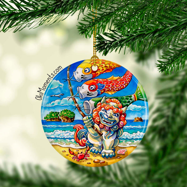 Koinobori & Shisa Ornament