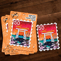 From Japan with Love - Meoto Iwa Postage Stamp