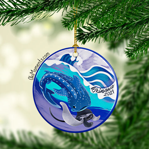 Whale Shark & Ray Ornament